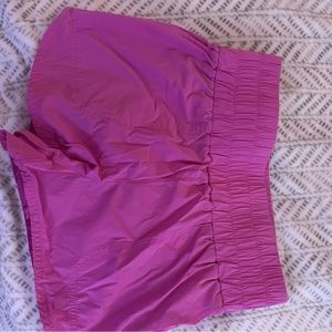 Pink, athletic short